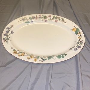 Woodhill 16” oval serving plate platter